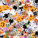 Halloween color&eacute; avec monstres en f&ecirc;te